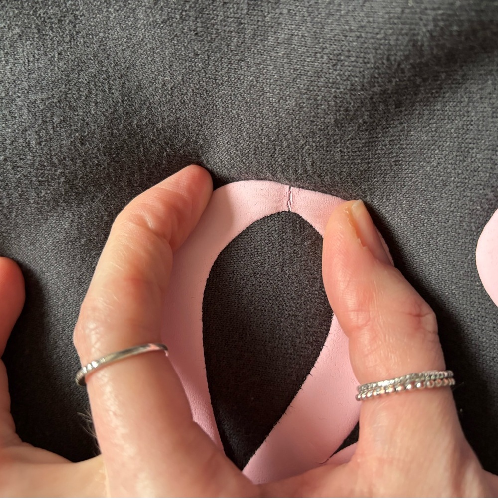 Edikted Gray Joggers with Pink Bows - Picture 10 of 16